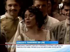 Concerte transmise pe internet