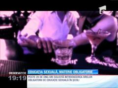 Educaţia sexuală, materie obligatorie