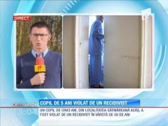 Copil de cinci ani violat de un recidivist