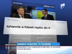 Confruntarea candidaților a stârnit interes maxim pe rețelele de socializare
