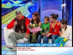 Tată şi fiică împreună, după 20 de ani