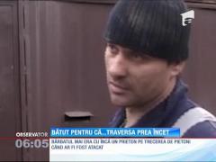 Un bărbat a ajuns la spital pentru că a traversat prea încet