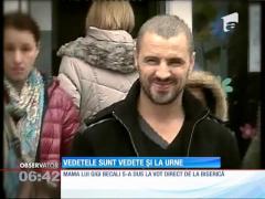 Vedetele au votat pentru preşedintele ţării lor