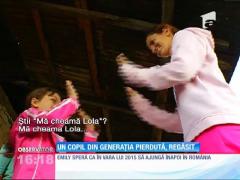 Un copil din Generația pierdută, regăsit