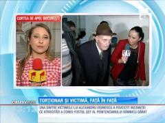 Torţionarul Alexandru Vişinescu faţă-n faţă cu una dintre victimele sale