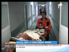 A vrut să se omoare la spital