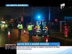 Accident grav produs pe o şosea din Capitală! Patru oameni au ajuns la spital