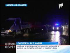 Bărbat lovit în plin de o autoutilitară