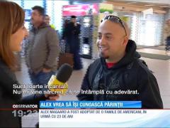 Alex, unul dintre copiii din Generaţia Pierdută, a venit să își cunoască părinții