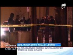Copil ucis de un polițist pentru o armă de jucărie