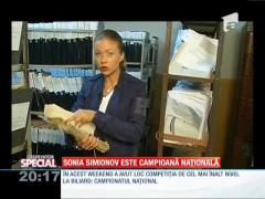 Special! Sonia Simionov este Campioană Naţională la Biliard!