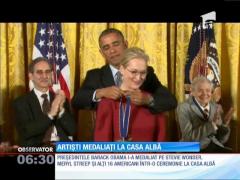 Artiști medaliați la Casa Albă