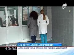 A ajuns la spital după ce a fost bătut de profesorul de sport