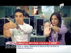 SPECIAL! Exerciţii pe care le poţi face la birou fără să ştie nimeni