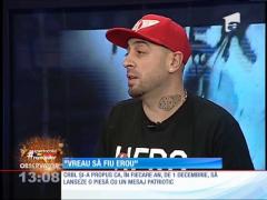 CRBL a lansat o nouă melodie de 1 Decembrie: "Vreau să fiu erou"