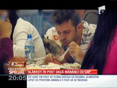 Slăbești în post dacă mănânci cu cap