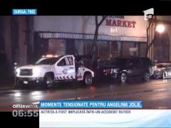 Angelina Jolie, implicată într-un accident rutier