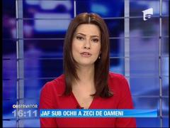 Jaf în Cluj Napoca, sub ochii a zeci de oameni