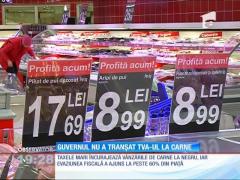 Guvernul nu a tranșat TVA-ul la carne