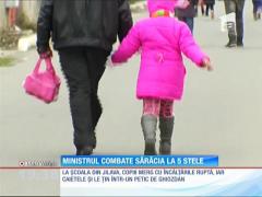 Ministrul Educaţiei vorbeşte despre sărăcie şi elevi cu probleme din hoteluri de cinci stele