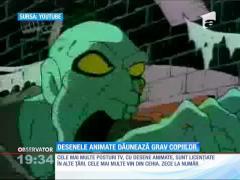 Desenele animate dăunează grav sănătăţii copiilor