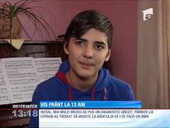 Ciprian, micul pianist din Alba Iulia, diagnosticat cu tumoare pe creier