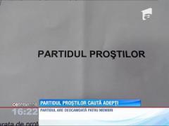 Un ieşean a inventat Partidul Proştilor