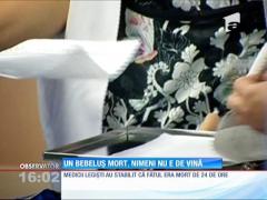 Nicio sancțiune în cazul bebelușului mort la maternitatea din Iași, în luna septembrie