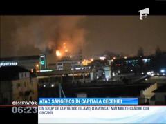 20 de oameni şi-au pierdut vieţile, în timpul unor confruntări violente, izbucnite în capitala Ceceniei