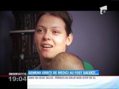 Gemenii orbiţi de medici au fost salvaţi
