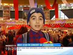 Vedetele Next Star au concertat în ziua Sfântului Nicolae