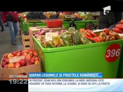 Dispar legumele şi fructele româneşti