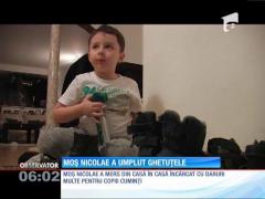 Moş Nicolae a umplut ghetuţele!