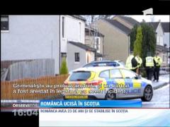 Româncă ucisă în Scoţia