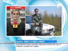 Încă o victimă în cazul accidentului aviatic de lângă Sibiu! Pilotul Corneliu-Gabriel Titiana s-a stins