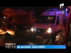 Accident cu şase răniți pe drumul dintre Piatra Neamţ şi Târgu Neamţ