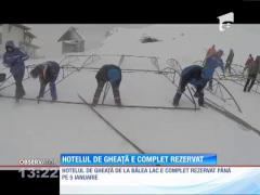 Hotelul de Gheață de la Bâlea Lac e complet rezervat