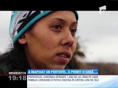 Un bine recompensat! A înapoiat un portofel, a primit o casă