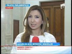 Sucuri cu acid interzise minorilor