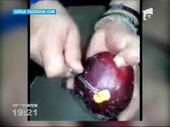 PERICOL!!! Merele din supermarketuri, tratate cu ceară