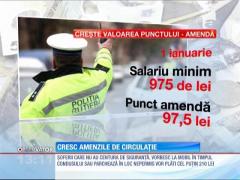 Cresc amenzile de circulaţie