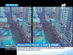 Proteste de amploare în marile oraşe din Statele Unite ale Americii!