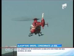 Elicoptere Smurd, consemnate la sol