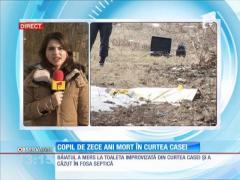 Copil de 10 ani mort în curtea casei