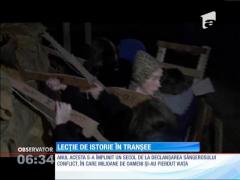 Lecție de istorie în tranșee