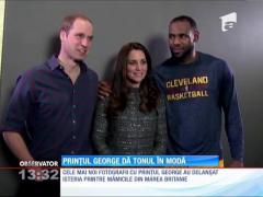 Prinţul George dă tonul în modă