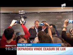 Gerard Depardieu şi-a lansat o colecţie de ceasuri de mare clasă