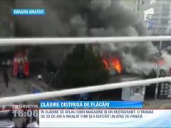 Incendiu violent pe Calea Griviţei!
