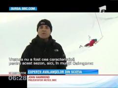 Pericol de avalanșă în munții Scoției