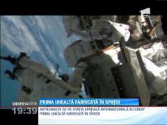 Cheie franceză, prima unealtă fabricată în spațiu